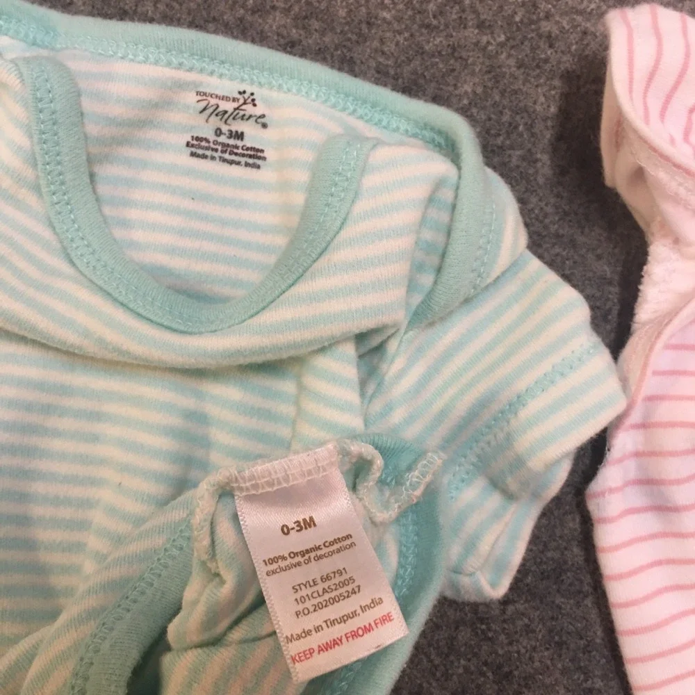 Organic Baby Girl 0-3-6-9-18-24 Months Clothing Lot 8x Pieces Bulk All Season - Picture 11 of 11